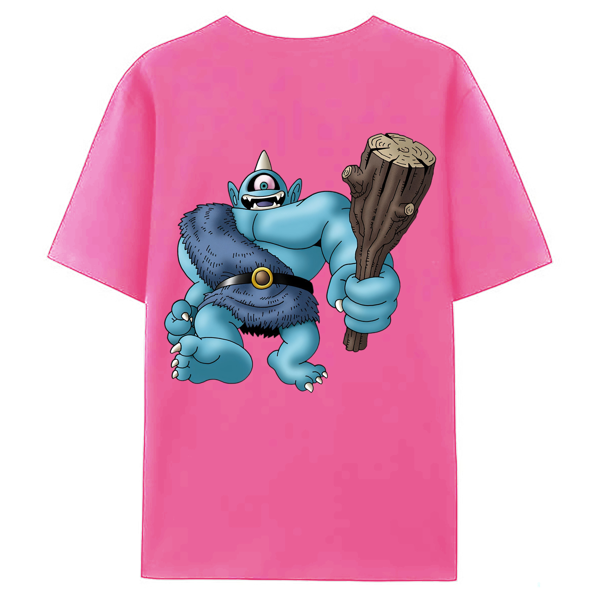 （画像用） ドラゴンクエスト Doragon Kuesuto Dragon Quest レディース半袖Tシャツ(バックプリント)
